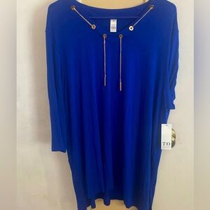 - Thomas & Oliva New Blue tunic top size 2X🎁